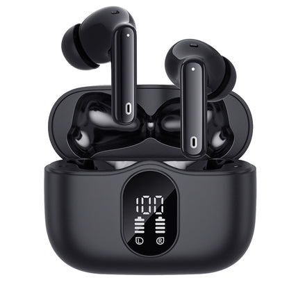 Handsfree Bluetooth Techsuit CW3 WaveBeat 100, TWS, ANC, Черен