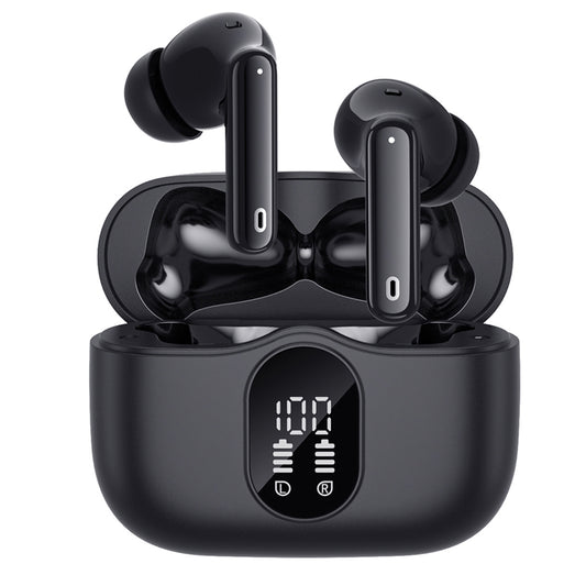 Handsfree Bluetooth Techsuit CW3 WaveBeat 100, TWS, ANC, Черен