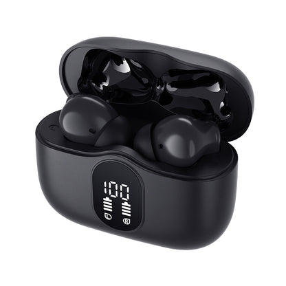 Handsfree Bluetooth Techsuit CW3 WaveBeat 100, TWS, ANC, Черен