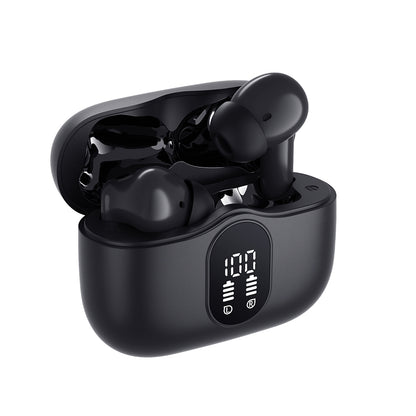 Handsfree Bluetooth Techsuit CW3 WaveBeat 100, TWS, ANC, Черен