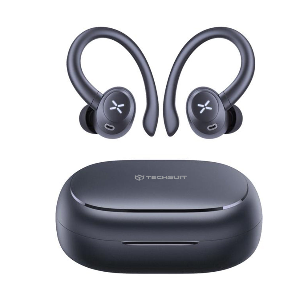 Handsfree Bluetooth Techsuit CW4 AirTune, TWS, Черен
