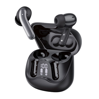 Handsfree Bluetooth Techsuit CW5 EchoFit Pro, TWS, ANC, MultiPoint, Черен