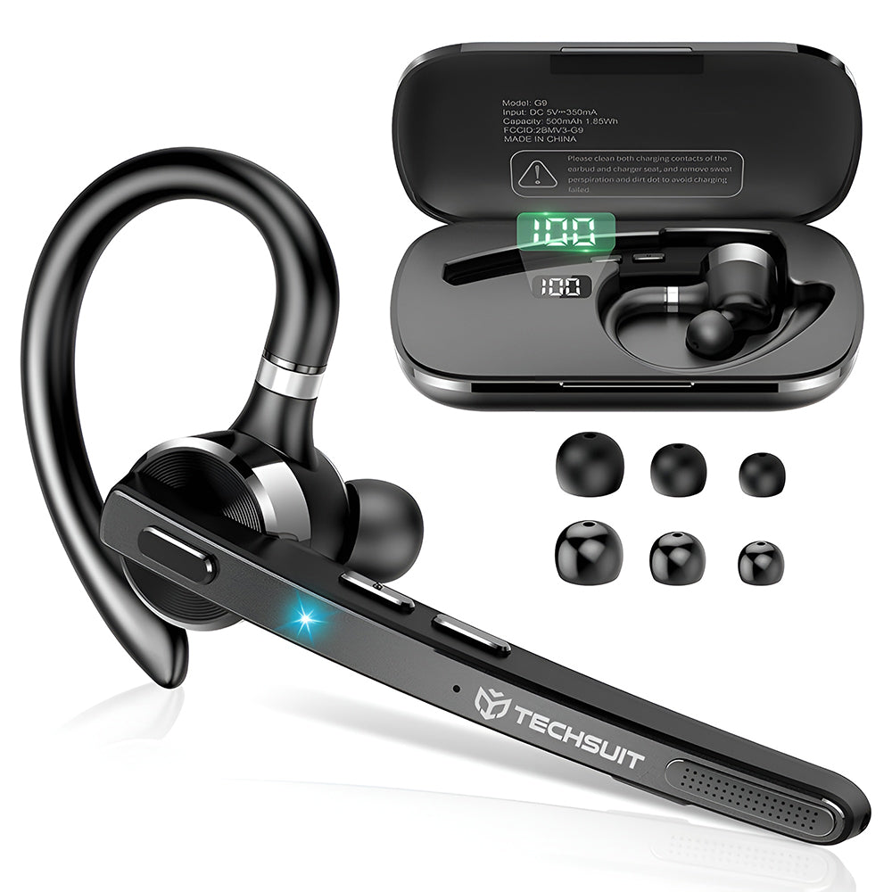 Handsfree Bluetooth Techsuit G9 TalkZen, A2DP, Черен