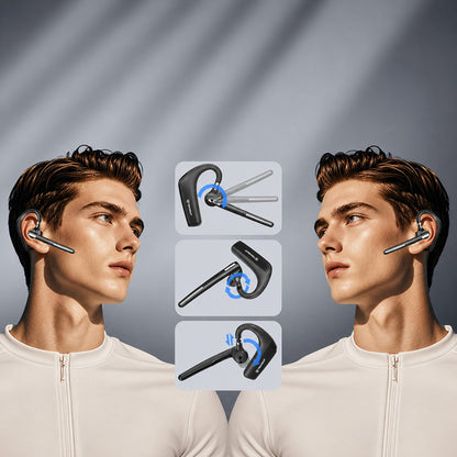 Handsfree Bluetooth Techsuit PowerTalks G6, MultiPoint, A2DP, Черен