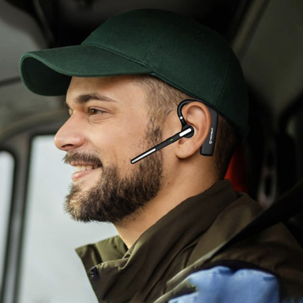 Handsfree Bluetooth Techsuit PowerTalks G6, MultiPoint, A2DP, Черен