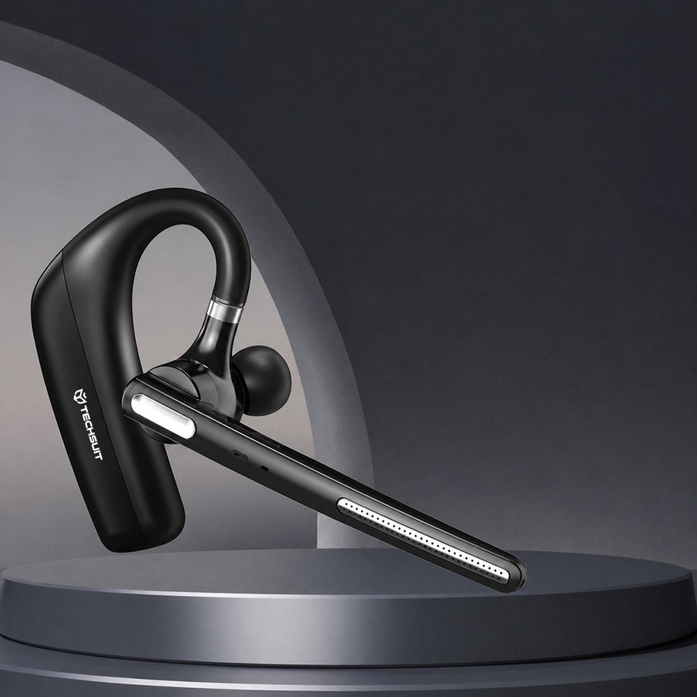 Handsfree Bluetooth Techsuit PowerTalks G6, MultiPoint, A2DP, Черен