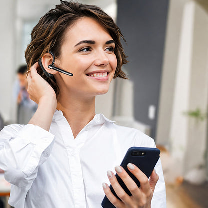 Handsfree Bluetooth Techsuit PowerTalks G6, MultiPoint, A2DP, Черен