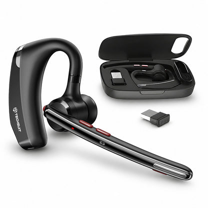 Слушалка Call Center Bluetooth Techsuit SoundForce Pro G10, A2DP, Черен