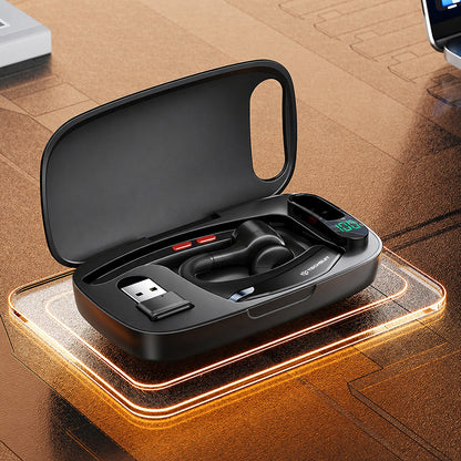 Слушалка Call Center Bluetooth Techsuit SoundForce Pro G10, A2DP, Черен