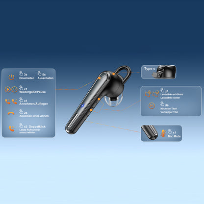 Handsfree Bluetooth Techsuit Voicera CB3, A2DP, Черен
