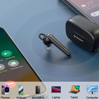 Handsfree Bluetooth Techsuit Voicera CB3, A2DP, Черен
