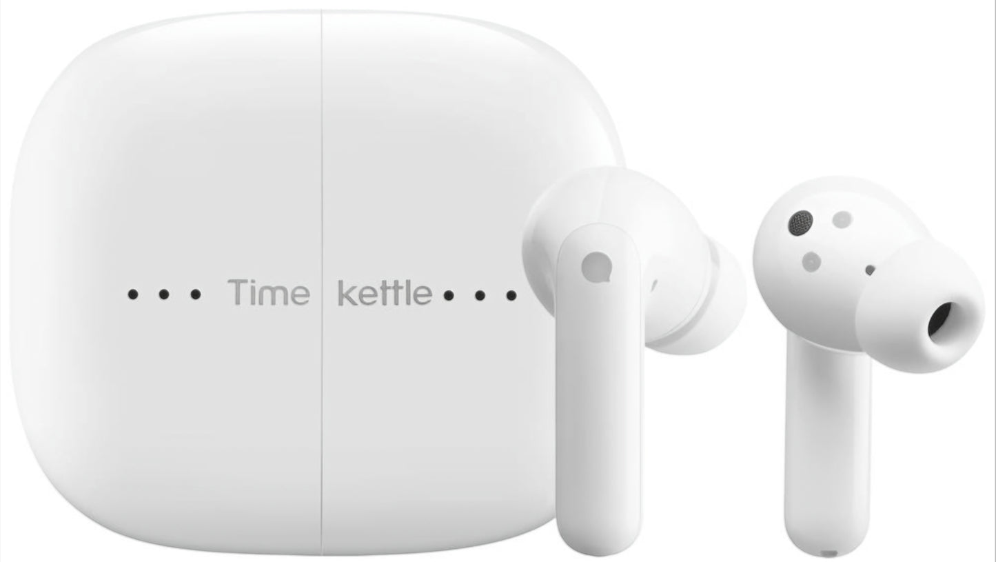 Безжични слушалки Bluetooth Timekettle M3 Translator, TWS, ANC, Бял