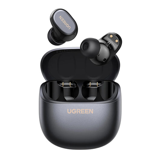 Bluetooth слушалки UGREEN Dots (75628), TWS, MultiPoint, Черен