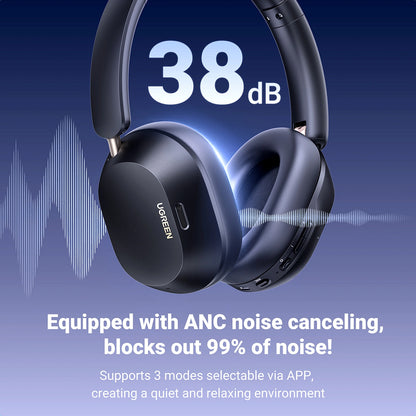Handsfree Bluetooth UGREEN HiTune Max5C HP203, A2DP, ANC, Син