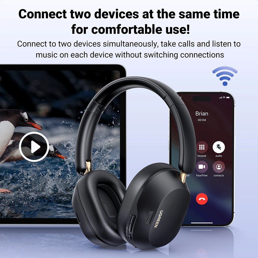 Handsfree Bluetooth UGREEN HiTune Max5C HP203, A2DP, ANC, Син