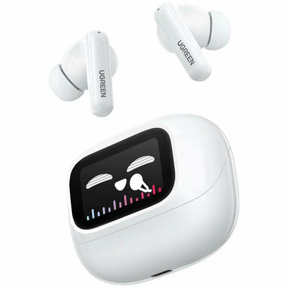 Handsfree Bluetooth UGREEN HiTune T6 Magic WS211, TWS, ANC, MultiPoint, Бял