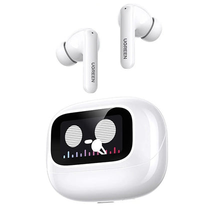 Handsfree Bluetooth UGREEN HiTune T6 Magic WS211, TWS, ANC, MultiPoint, Бял