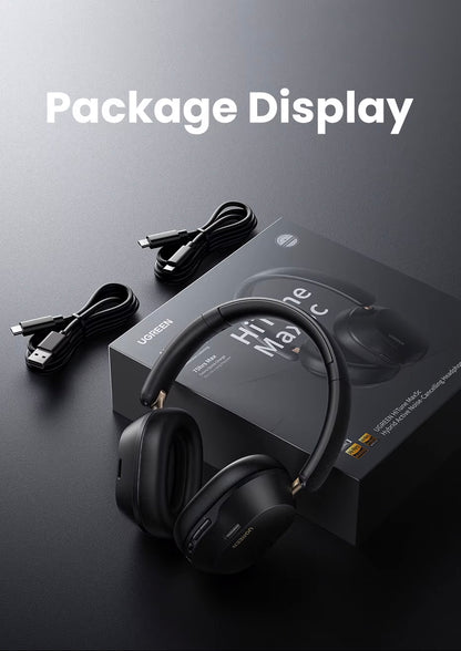 Handsfree Bluetooth UGREEN HP203, A2DP, ANC, Черен