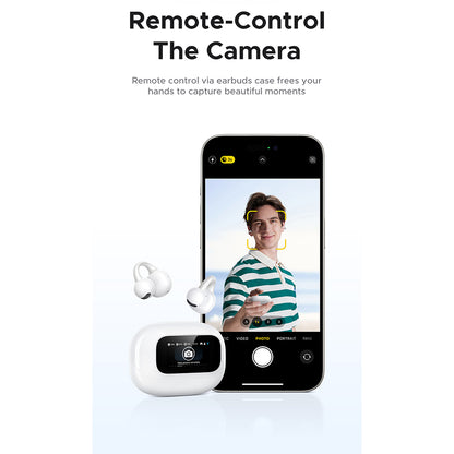 Handsfree Bluetooth UGREEN S6 ClipBuds Magic WS208, TWS, Бял