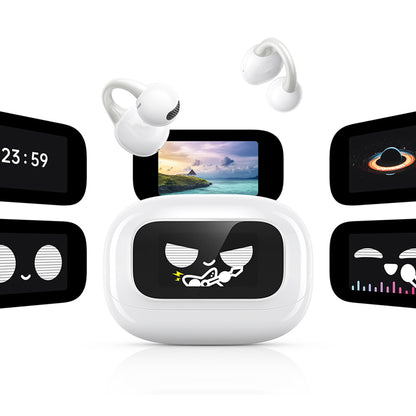 Handsfree Bluetooth UGREEN S6 ClipBuds Magic WS208, TWS, Бял