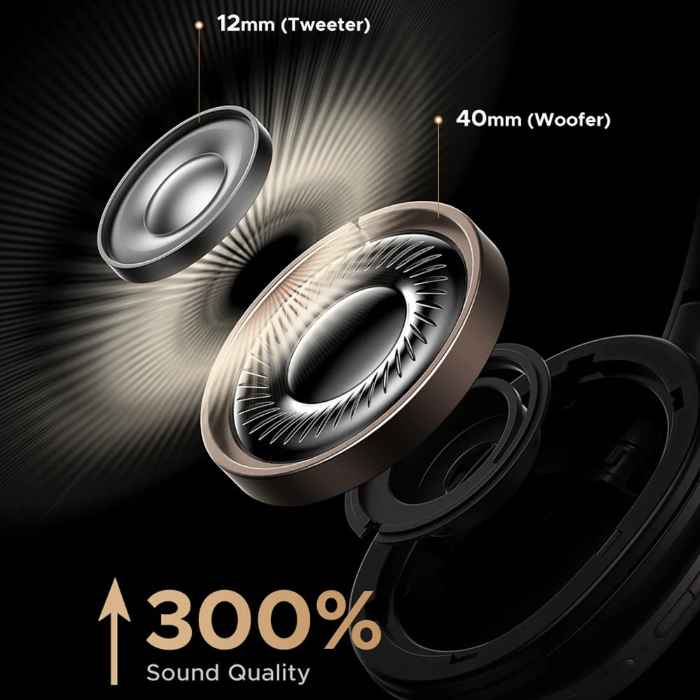 UGREEN Studio Pro HP206 Bluetooth Handsfree, A2DP, ANC, Black