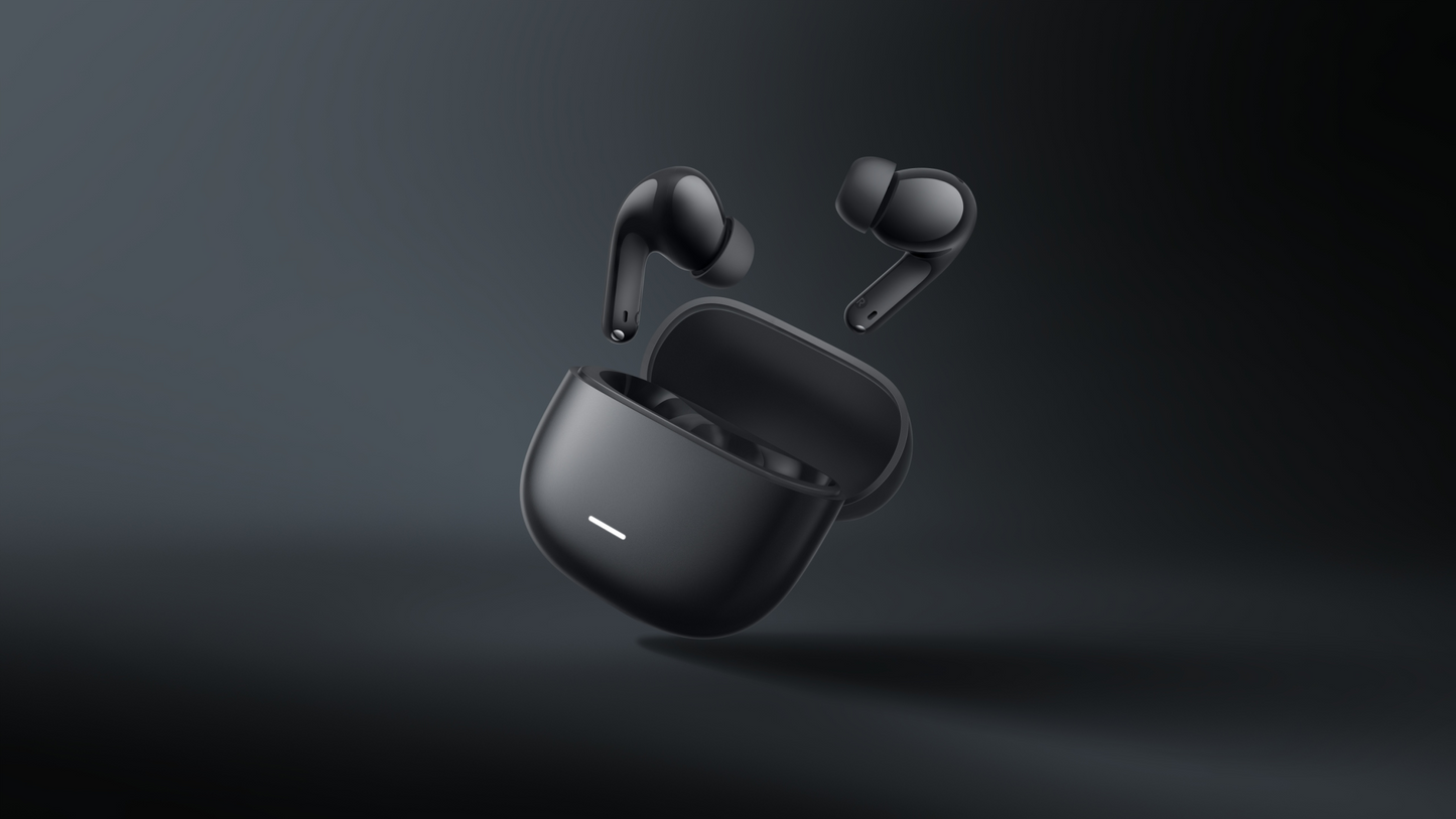 Handsfree Bluetooth Xiaomi Redmi Buds 8 Lite, TWS, ANC, MultiPoint, Черен BHR08OMGL