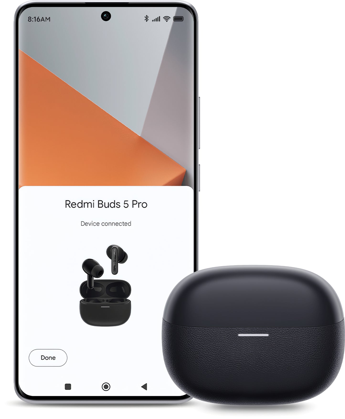 Bluetooth хендсфри Xiaomi Redmi Buds 5 Pro, TWS, ANC, черно BHR7660GL