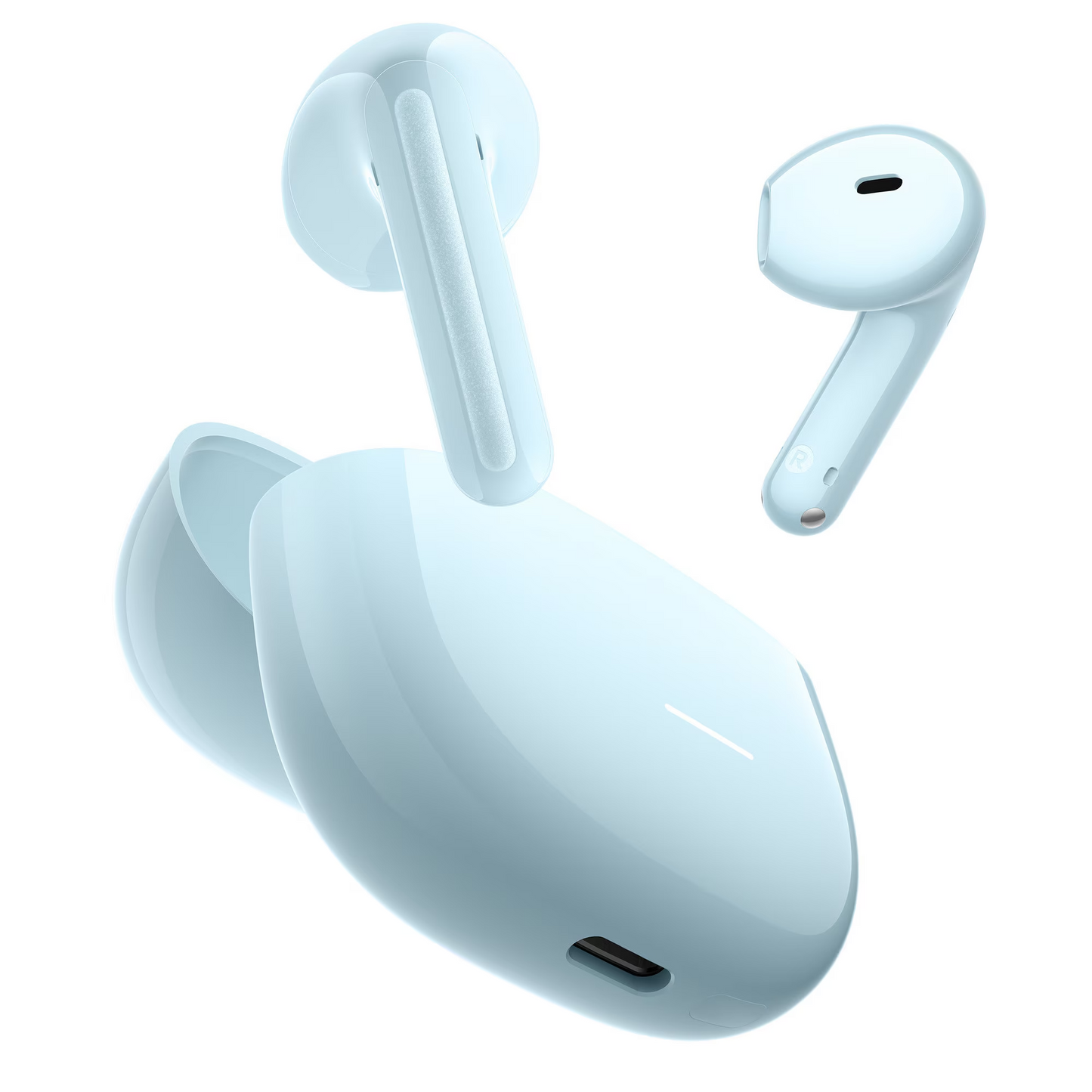 Слушалки Handsfree Bluetooth Xiaomi Redmi Buds 8 Active, TWS, MultiPoint, Син BHR08JPGL