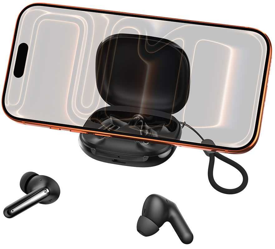 Handsfree Bluetooth XO Design G53, TWS, ANC, Черен
