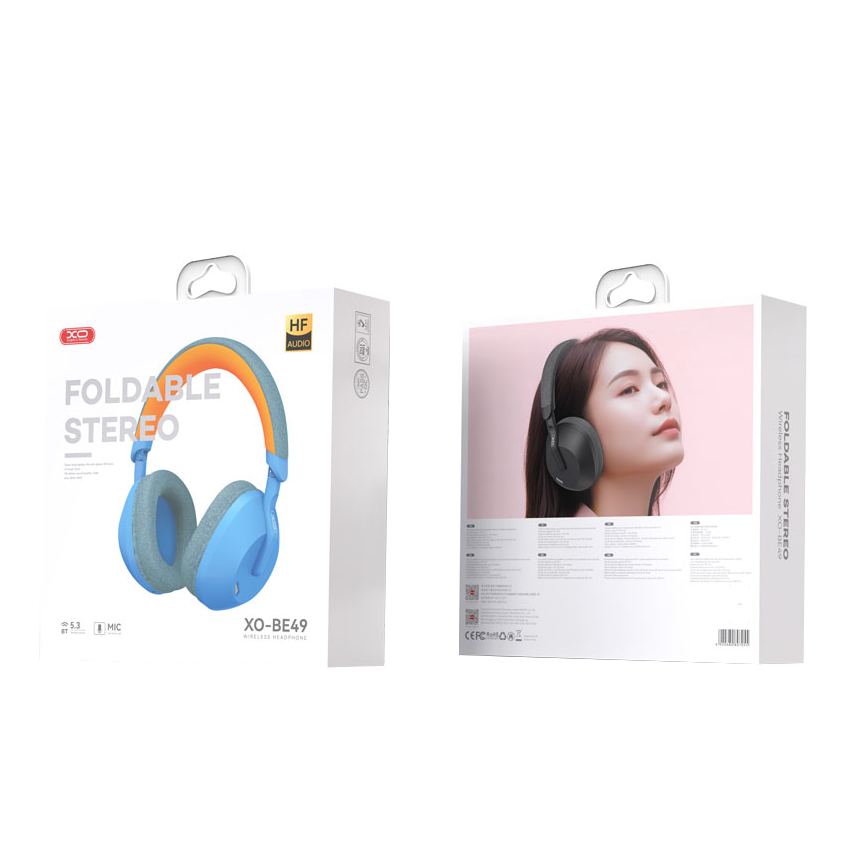 Handsfree Bluetooth XO Design BE49 Qiyue, A2DP, ANC, Син