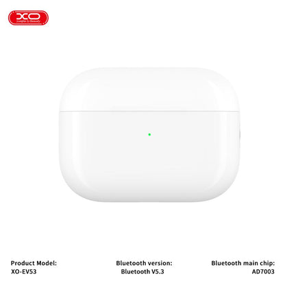 Handsfree Bluetooth XO Design EV53, TWS, ANC, Бял