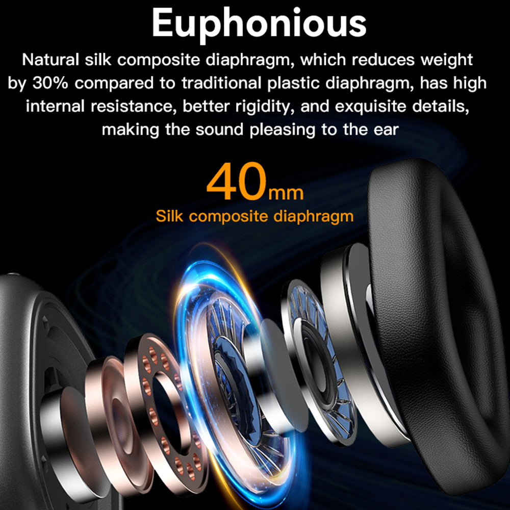 Handsfree Bluetooth Yesido EP05, A2DP, ANC, Черен