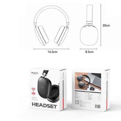 Handsfree Bluetooth Yesido EP05, A2DP, ANC, Черен