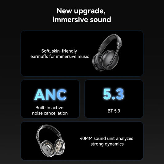 Handsfree Bluetooth Yesido EP08, A2DP, ANC, Черен