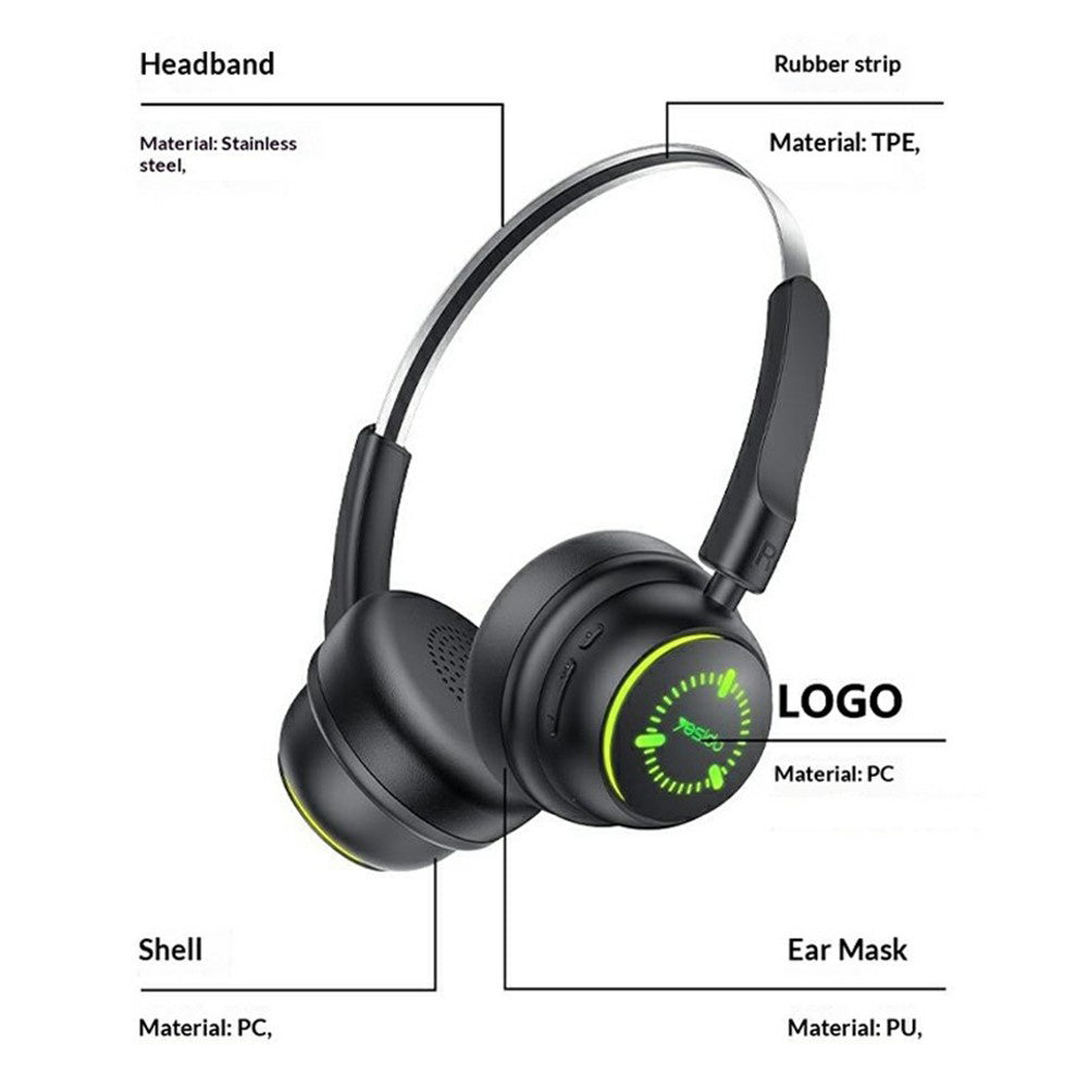Handsfree Bluetooth Yesido EP15 Kids, A2DP, Черен