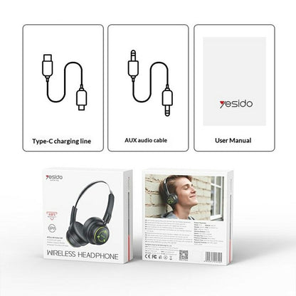 Handsfree Bluetooth Yesido EP15 Kids, A2DP, Черен