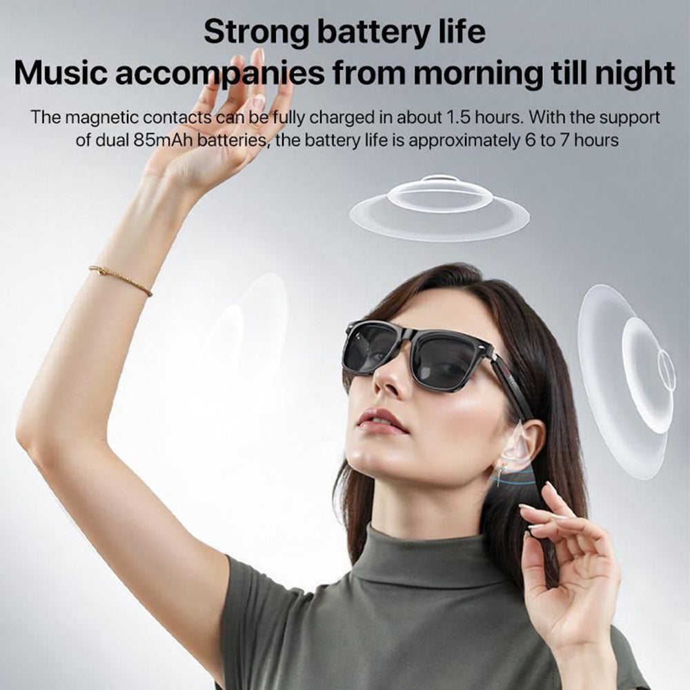 Handsfree Bluetooth Yesido IO35, Тип Слънчеви очила Унисекс, A2DP, Черен