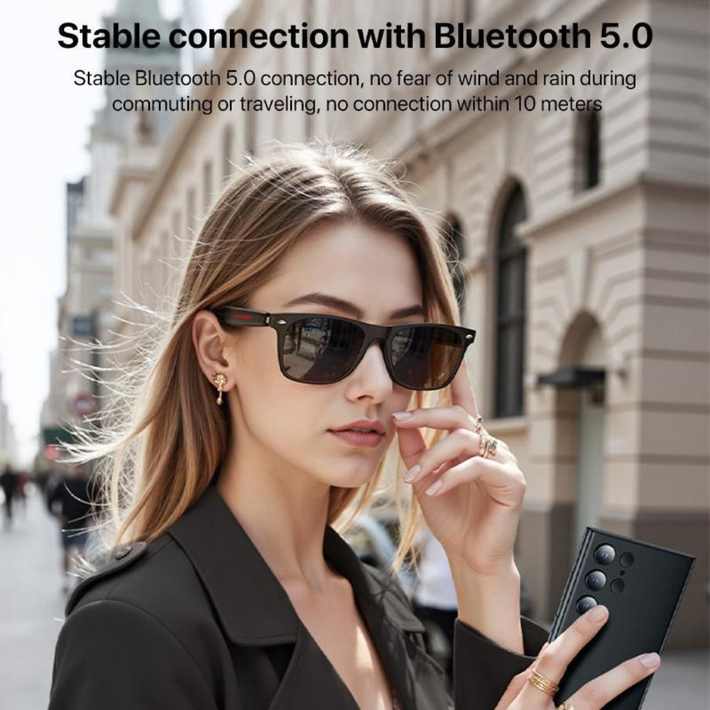 Handsfree Bluetooth Yesido IO35, Тип Слънчеви очила Унисекс, A2DP, Черен