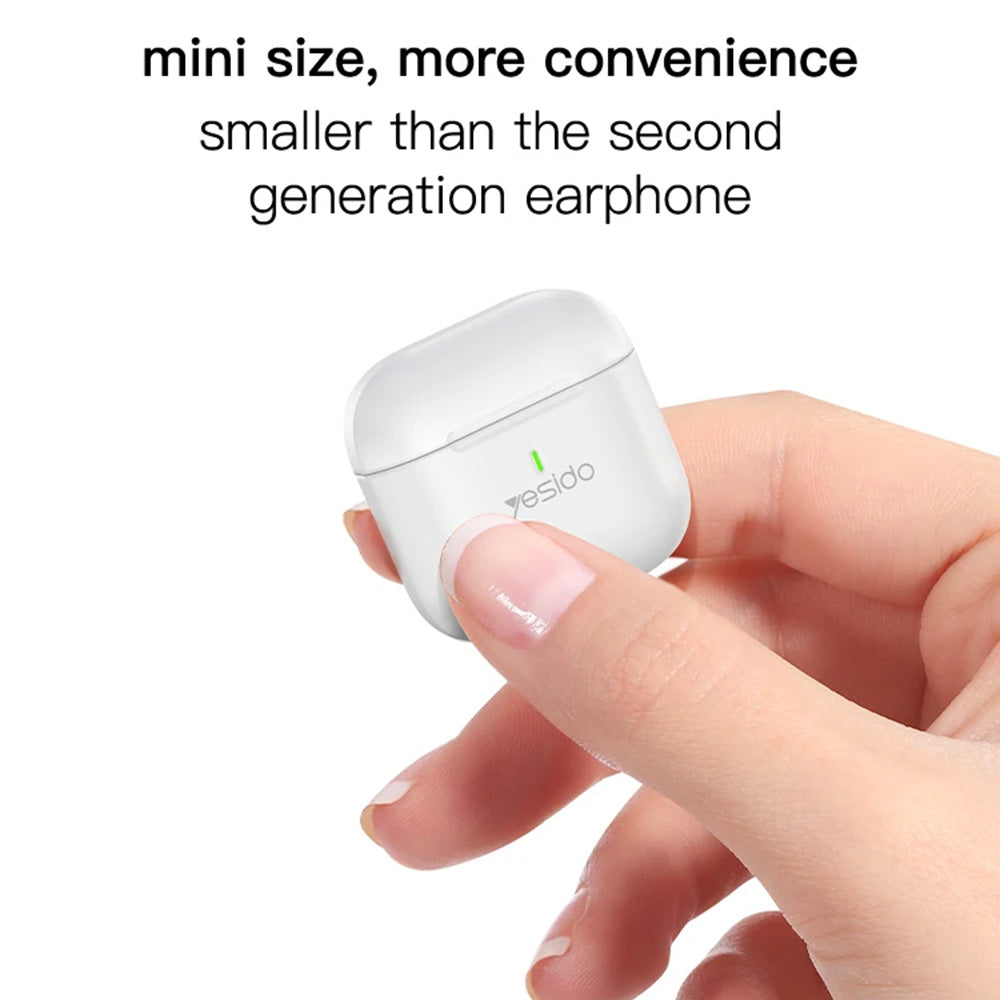 Handsfree Bluetooth Yesido TWS17, TWS, Бял