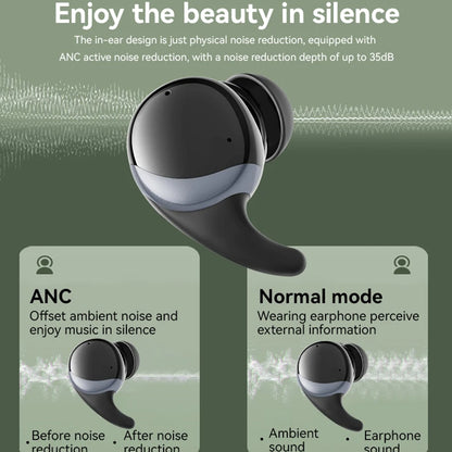 Handsfree Bluetooth Yesido TWS30, TWS, ANC, Черен