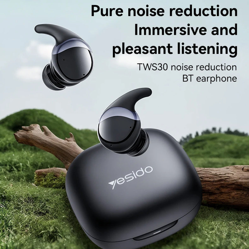 Handsfree Bluetooth Yesido TWS30, TWS, ANC, Черен