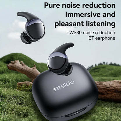 Handsfree Bluetooth Yesido TWS30, TWS, ANC, Черен
