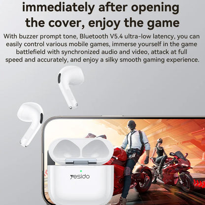 Handsfree Bluetooth Yesido TWS31, TWS, Бял