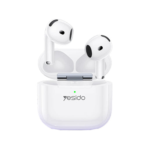 Handsfree Bluetooth Yesido TWS32, TWS, ANC, Бял