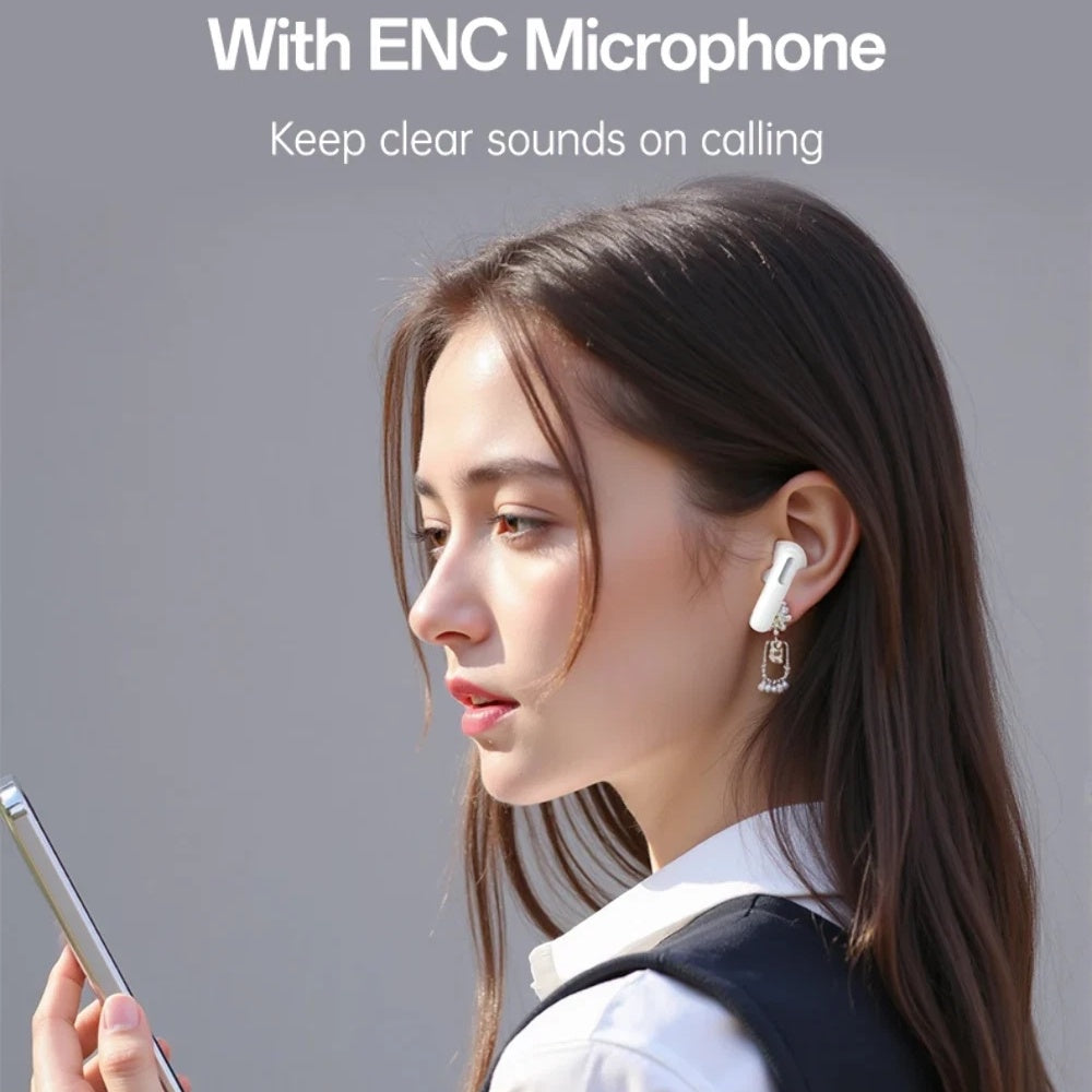 Handsfree Bluetooth Yesido TWS34, TWS, ANC, Бял