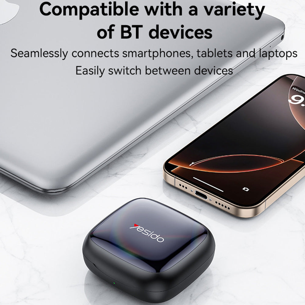 Handsfree Bluetooth Yesido YSP24, TWS, Черен