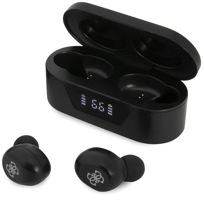 Handsfree Bluetooth Guess Classic Logo, TWS, Черен