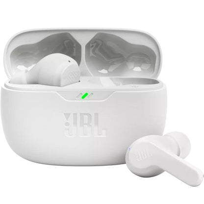 Bluetooth хендсфри JBL Wave Beam, TWS, бял JBLWBEAMWHT