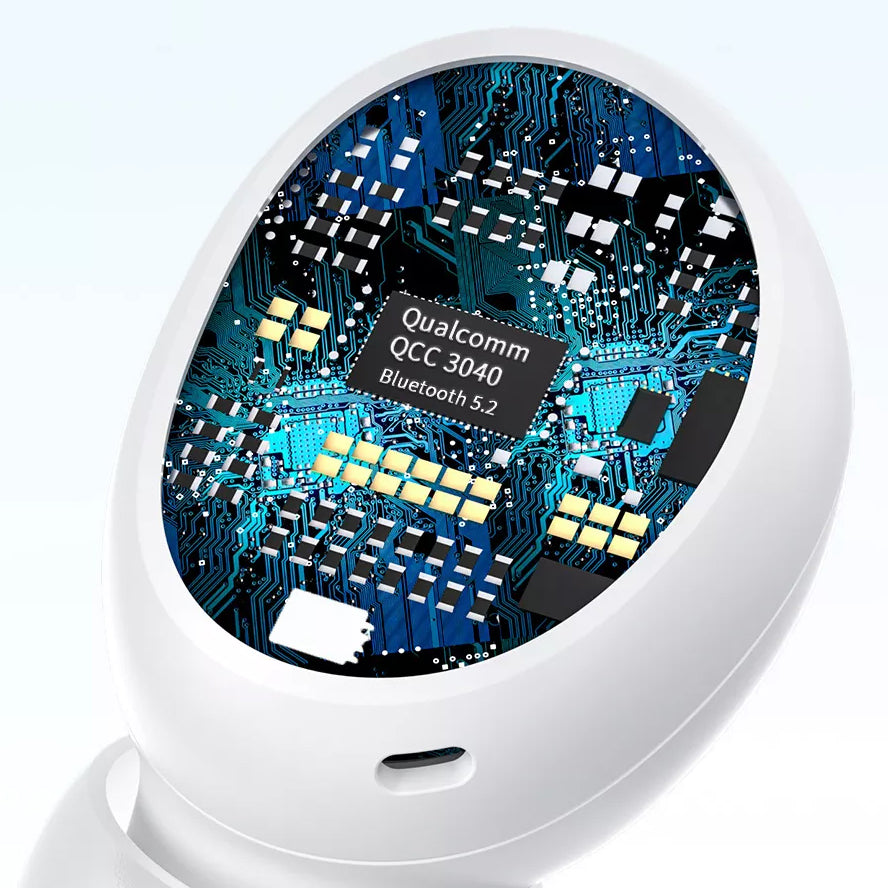 Bluetooth за хендсфри QCY T16, TWS, бял