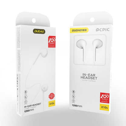 Handsfree 3.5mm Dudao X10S, Бял